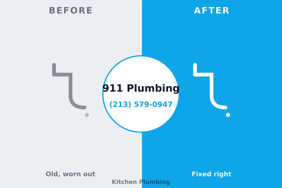 Before and after: plumbing repair Bellefonte, DE